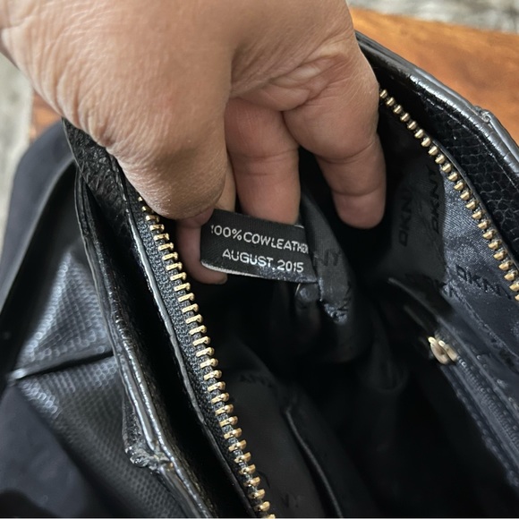 DKNY Pebbled Genuine Leather Bag - Picture 4 of 15